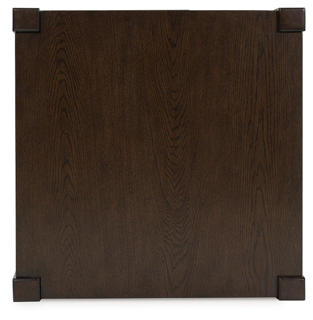 Breckington Dark Brown End Table from Ashley - Luna Furniture