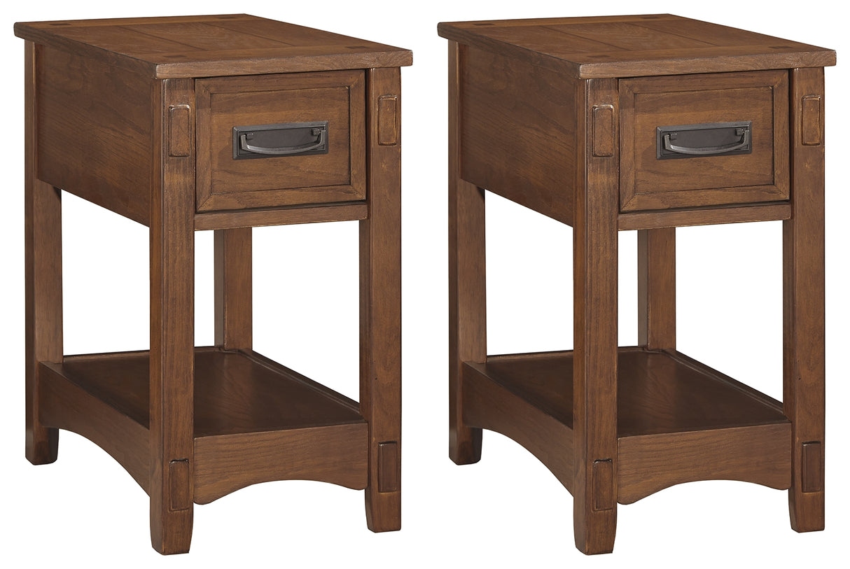 Breegin 2 End Tables in Brown from Ashley - Luna Furniture