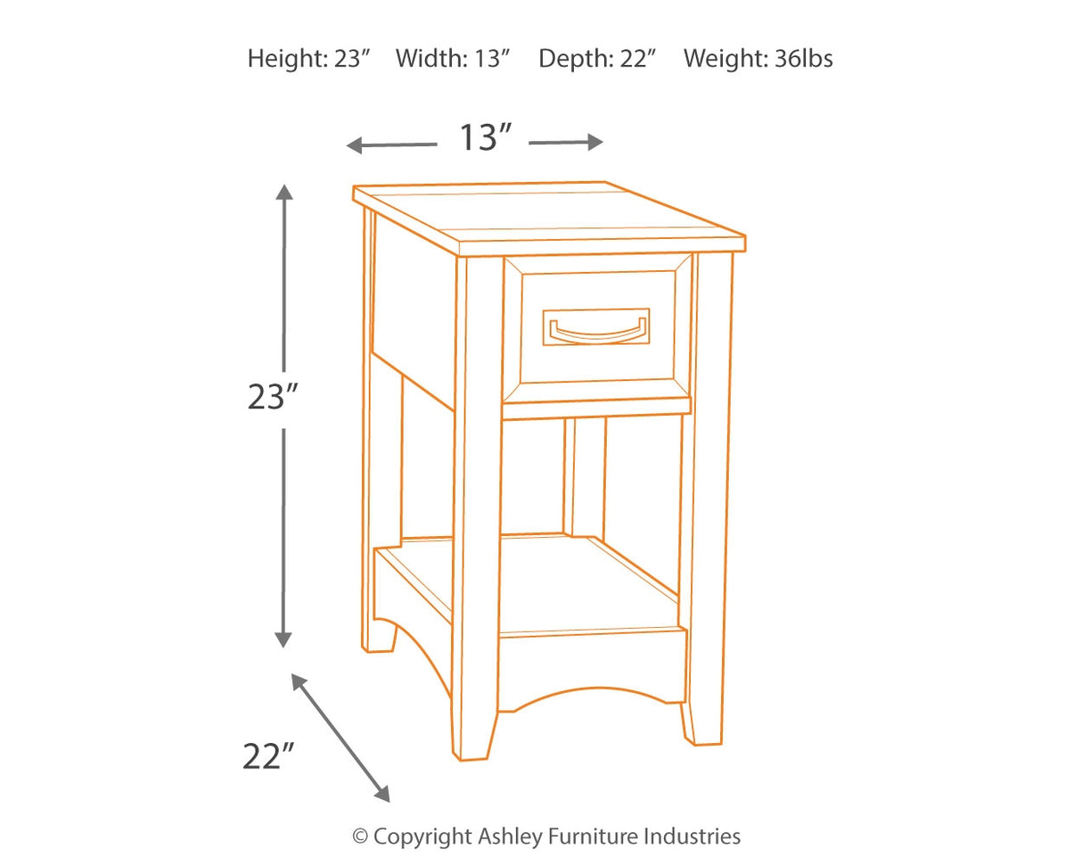 Breegin 2 End Tables in Brown from Ashley - Luna Furniture