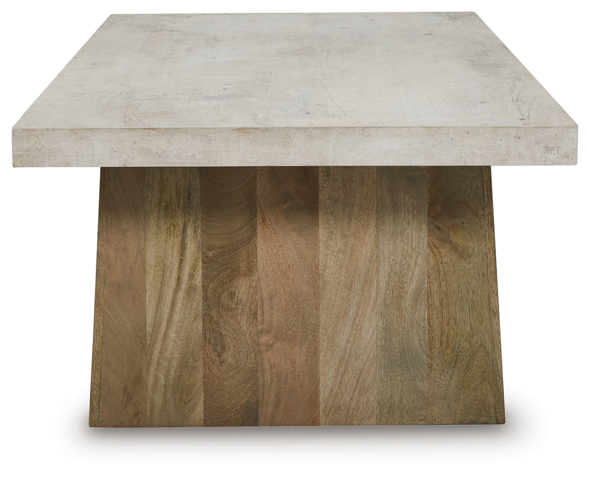 Brendalhouse Light Brown Coffee Table from Ashley - Luna Furniture