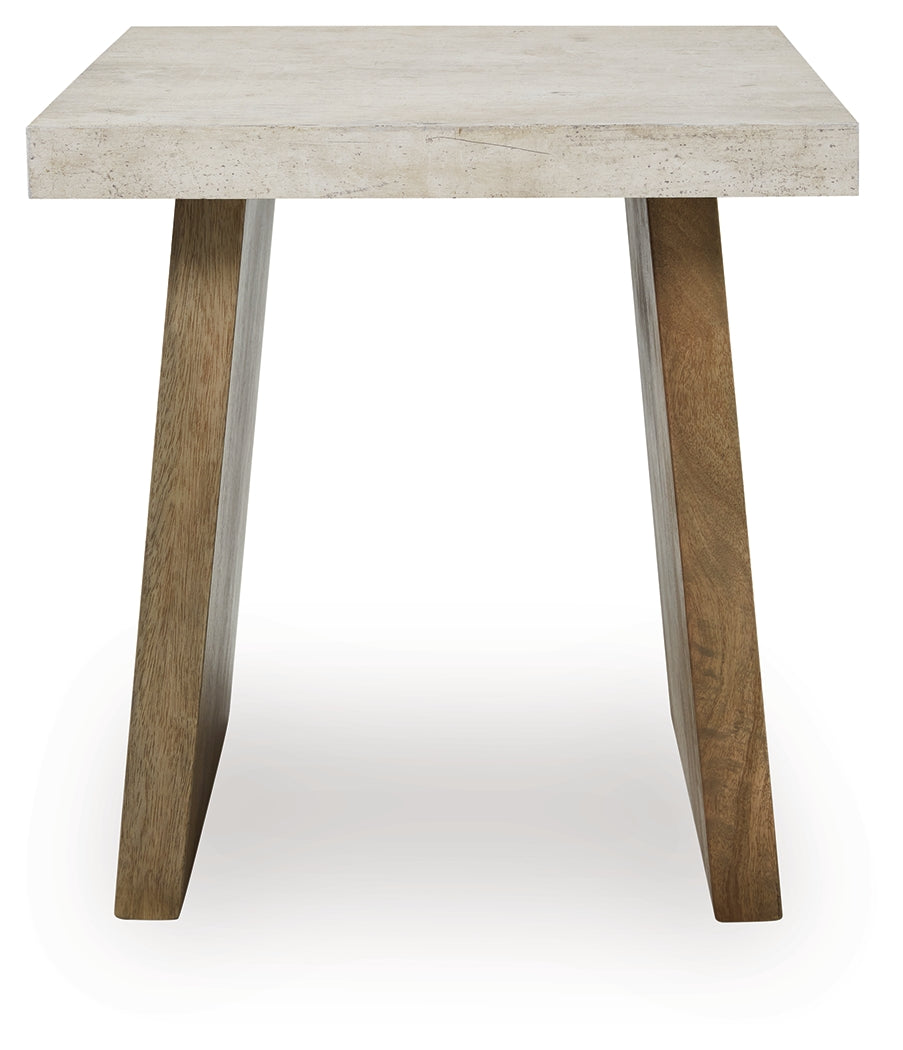 Brendalhouse Light Brown End Table from Ashley - Luna Furniture