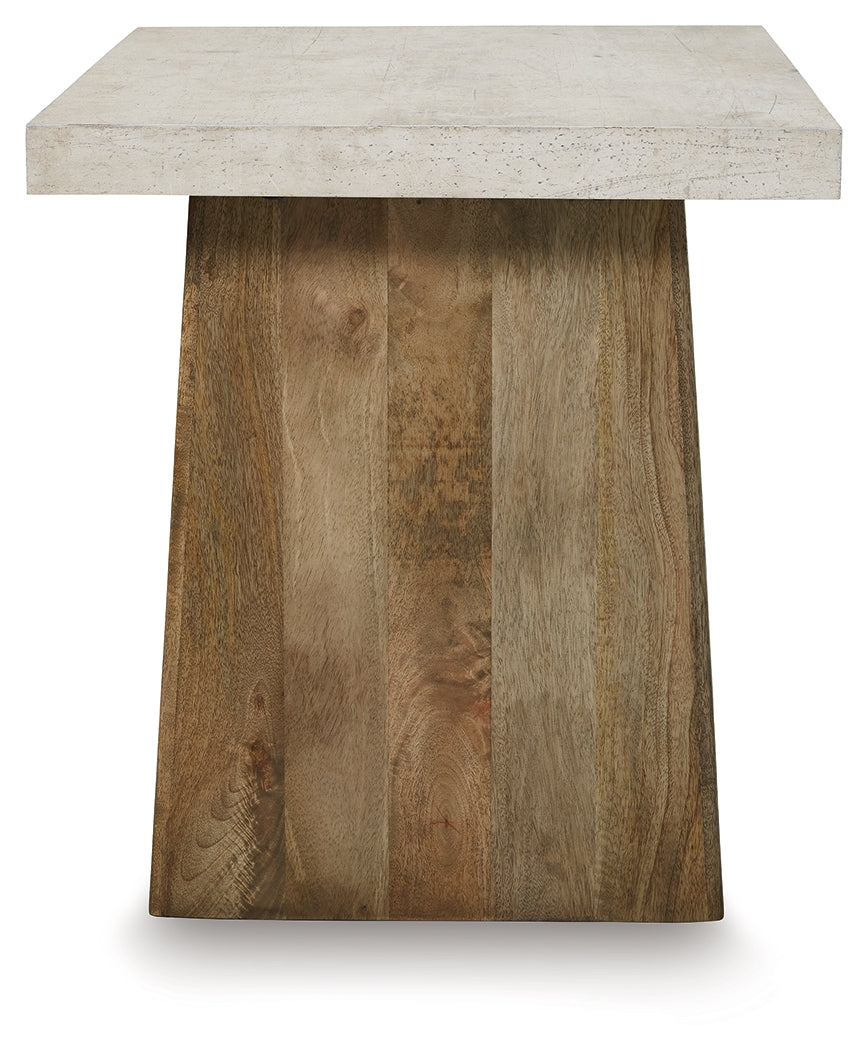 Brendalhouse Light Brown End Table from Ashley - Luna Furniture