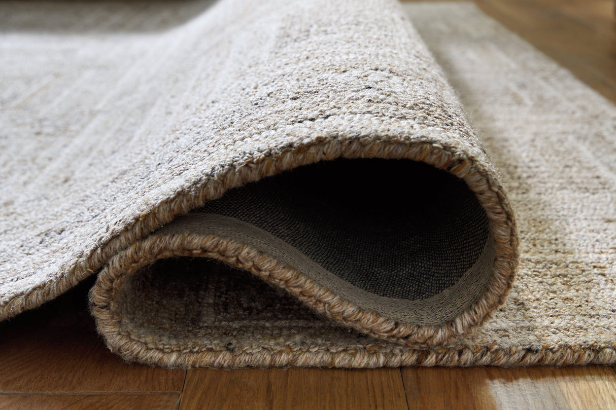 Brickburgh Gray/Ivory/Honey Extra Large Rug from Ashley - Luna Furniture