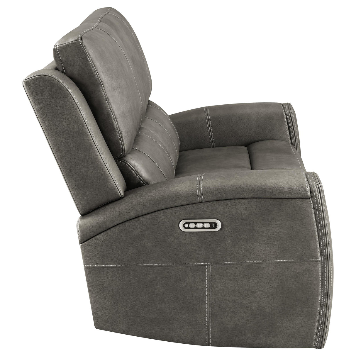 Brickston Charcoal Triple Power Reclining Loveseat from Coaster - Luna Furniture