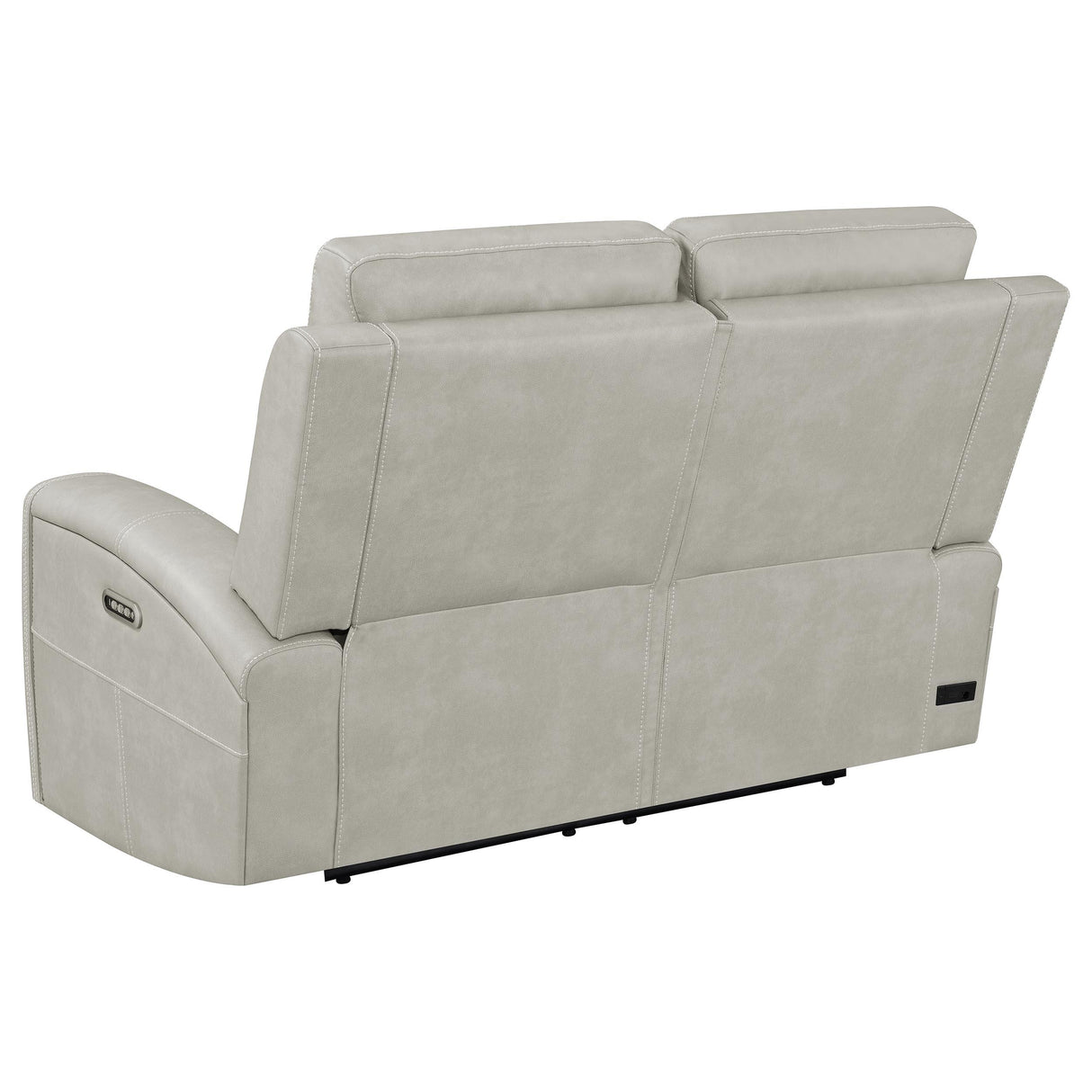 Brickston Gray Triple Power Reclining Loveseat from Coaster - Luna Furniture