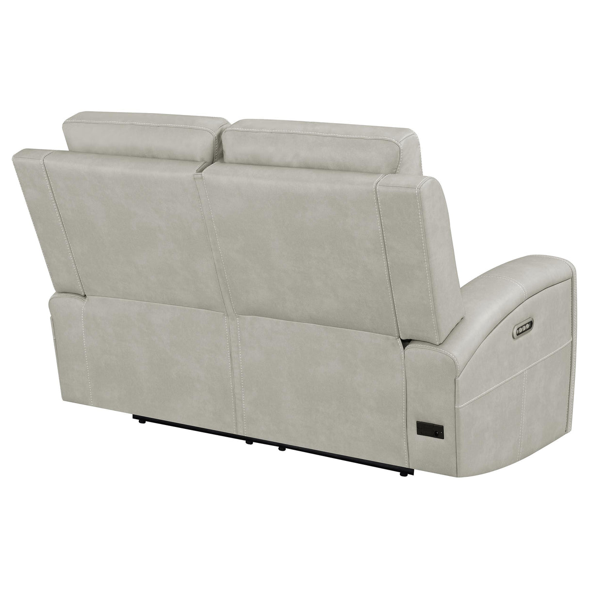 Brickston Gray Triple Power Reclining Loveseat from Coaster - Luna Furniture