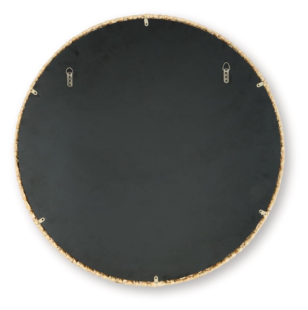 Briggsburg Natural Accent Mirror from Ashley - Luna Furniture