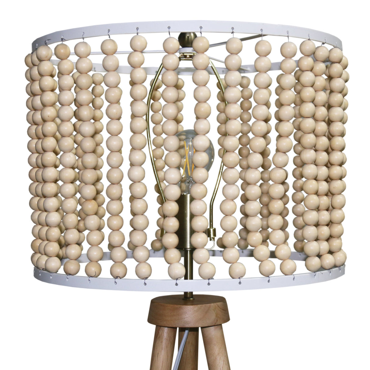 Brillo Three Legged Floor Lamp Natural from Ashcroft Furniture - Luna Furniture