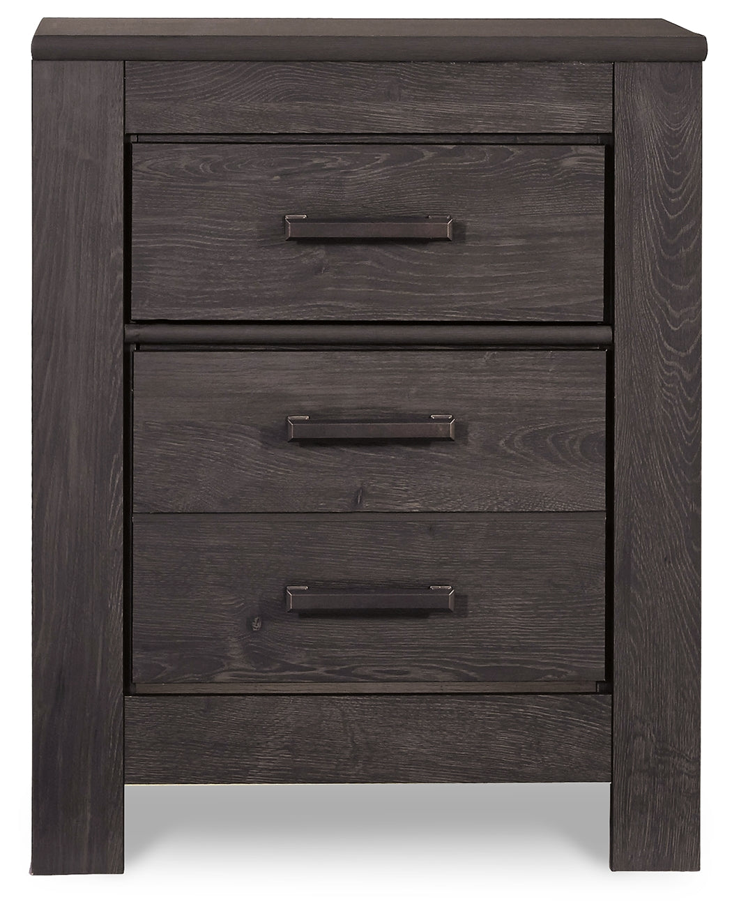 Brinxton Charcoal Dresser, Mirror and Nightstand from Ashley - Luna Furniture