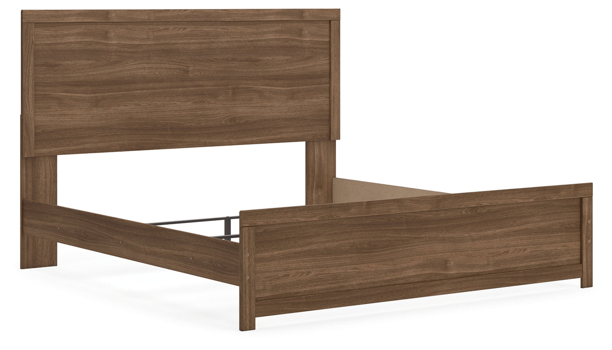 Broachmyn Brown Auburn King Panel Bed from Ashley - Luna Furniture
