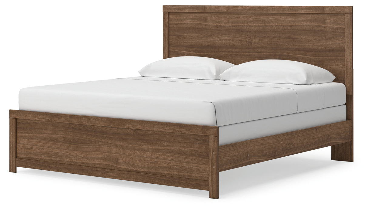 Broachmyn Brown Auburn King Panel Bed from Ashley - Luna Furniture