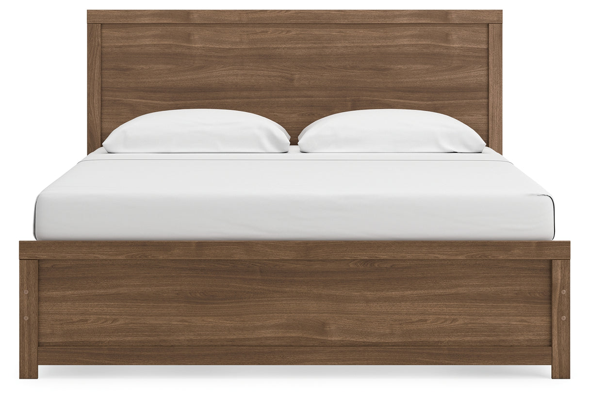 Broachmyn Brown Auburn King Panel Bed from Ashley - Luna Furniture