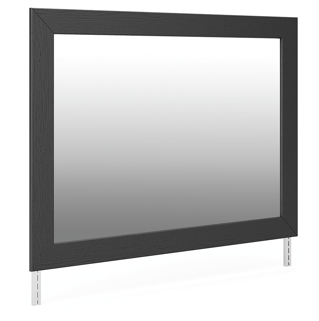 Broachmyn Black Bedroom Mirror from Ashley Furniture - Luna Furniture