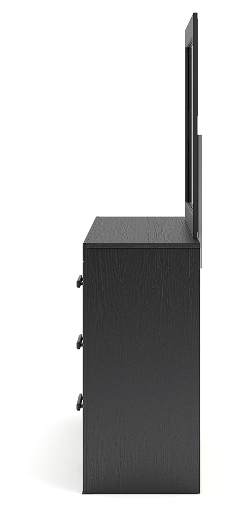 Broachmyn Black/Gray Dresser and Mirror from Ashley - Luna Furniture