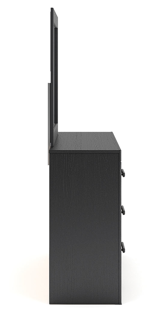 Broachmyn Black/Gray Dresser and Mirror from Ashley - Luna Furniture