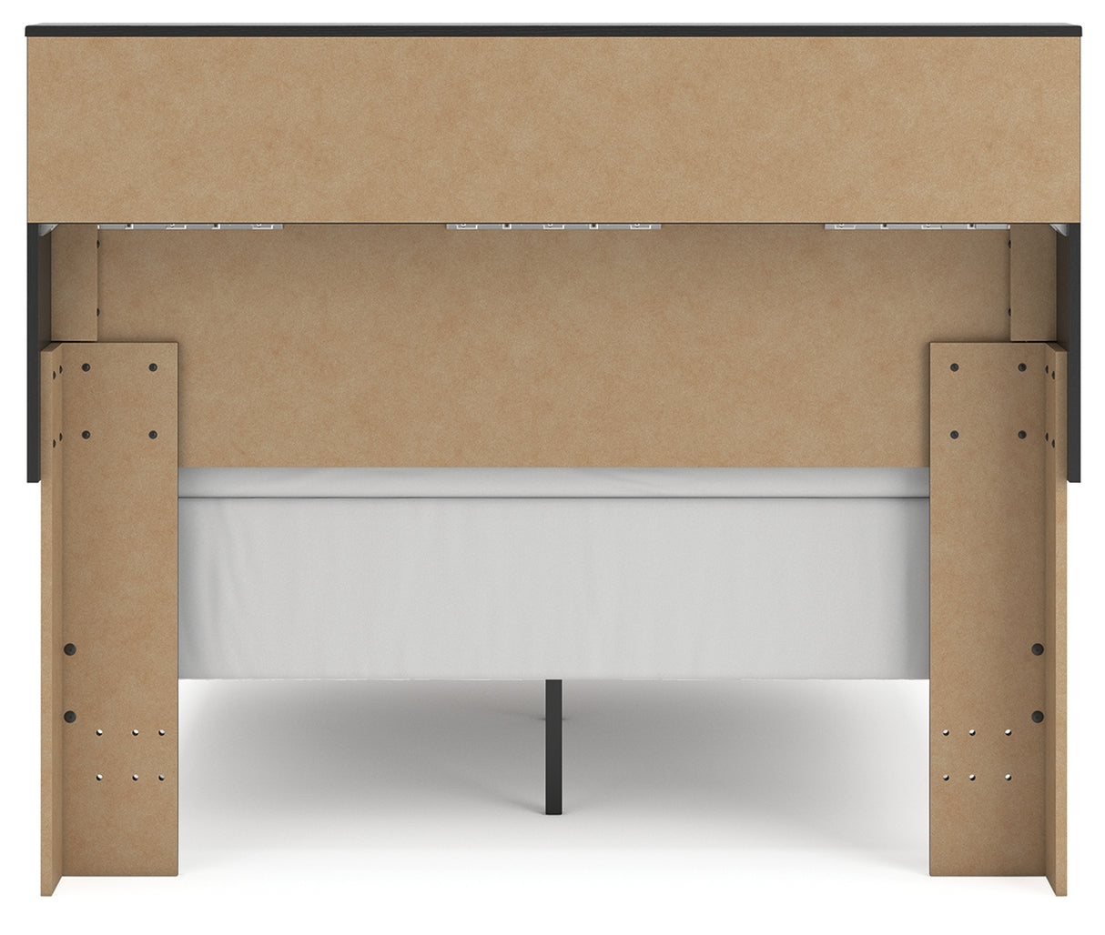 Broachmyn Black/Gray Full Bookcase Bed from Ashley - Luna Furniture