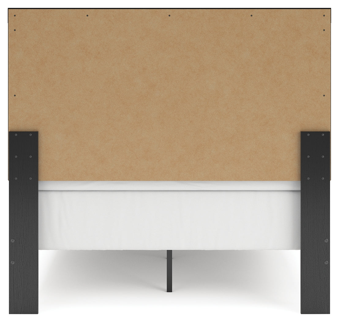 Broachmyn Black/Gray Full Panel Bed from Ashley Furniture - Luna Furniture