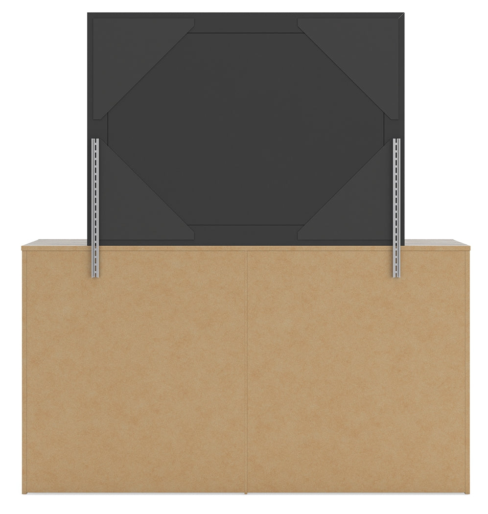 Broachmyn Gray Dresser and Mirror from Ashley Furniture - Luna Furniture