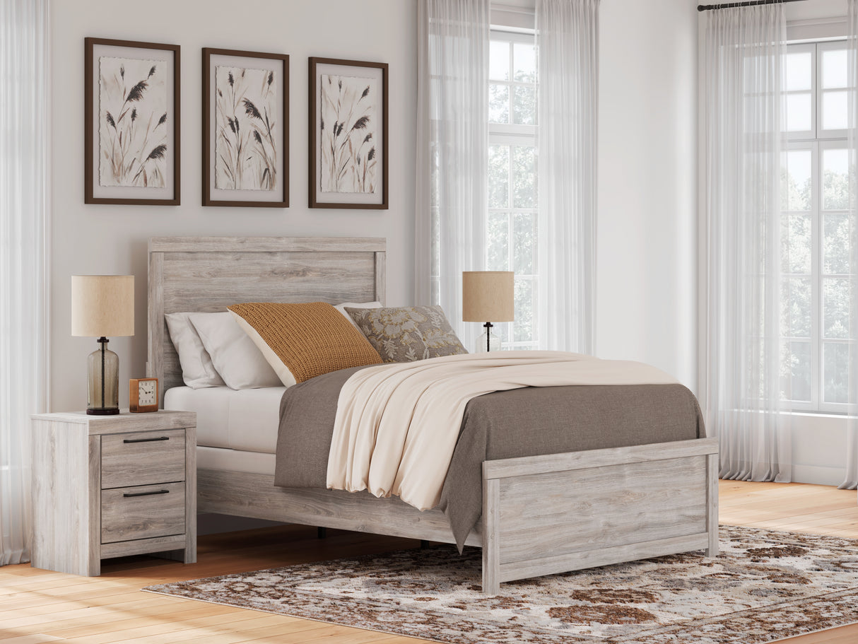 Broachmyn Gray Full Panel Bed from Ashley Furniture - Luna Furniture