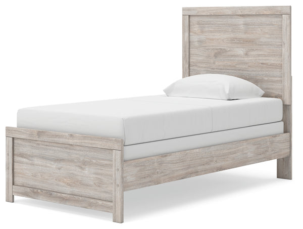 Broachmyn Gray Twin Panel Bed
