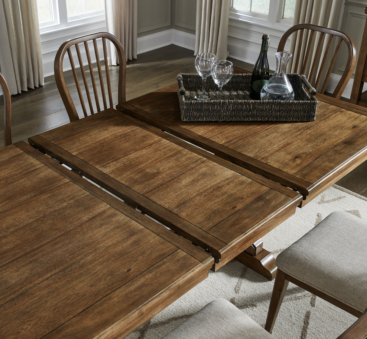 Sturlayne Brown Dining Table and 4 Chairs from Ashley - Luna Furniture