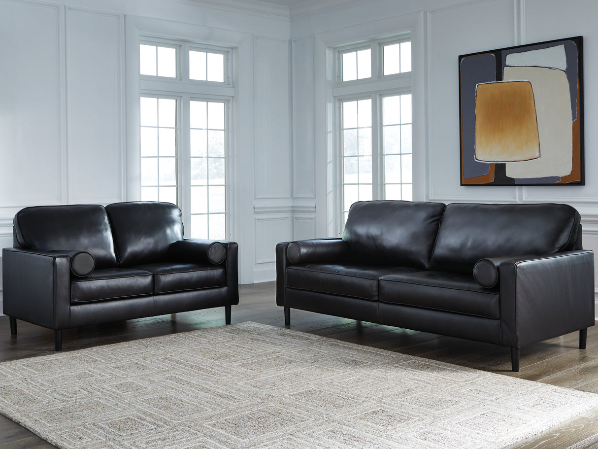 Bryceview Sofa and Loveseat in Onyx from Ashley - Luna Furniture