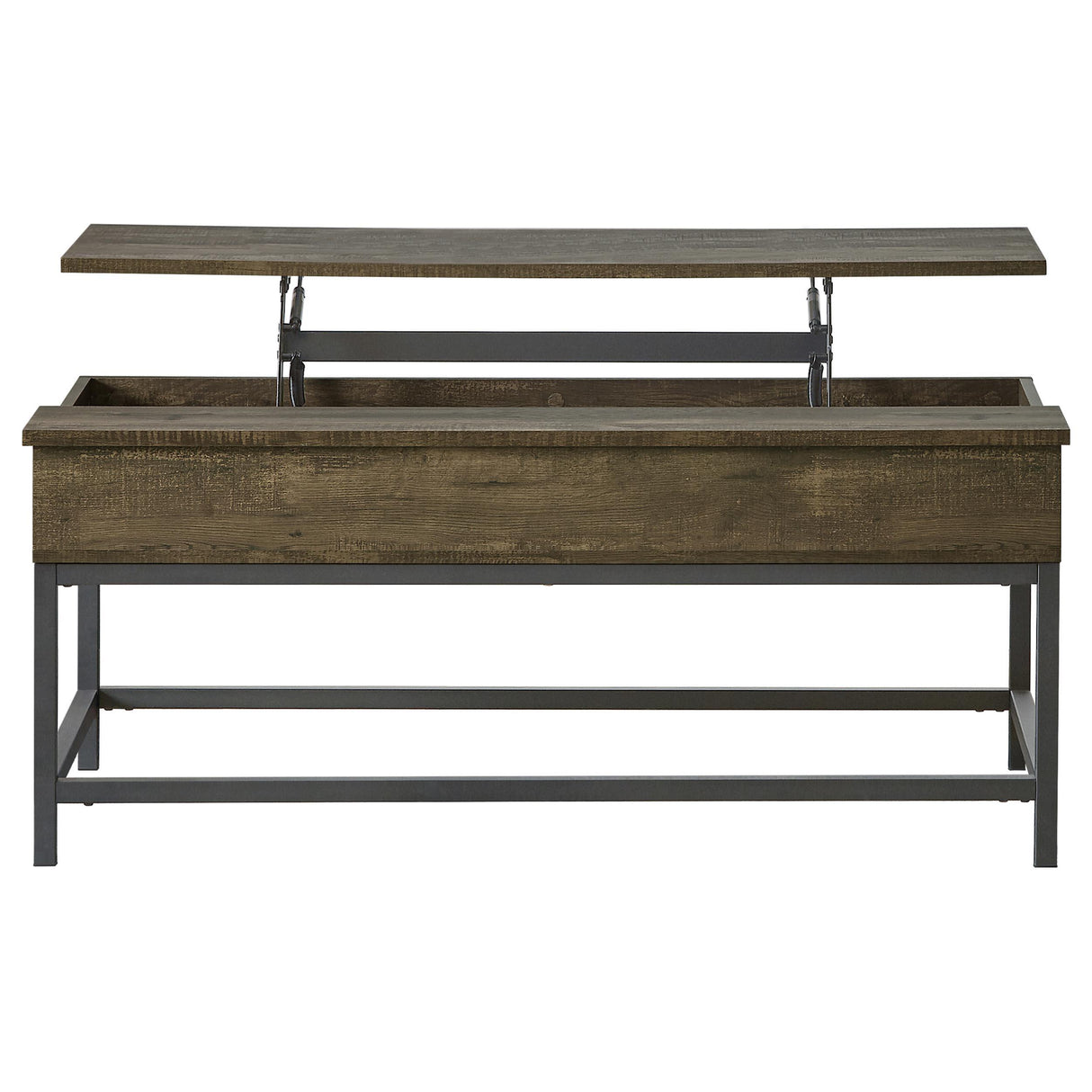 Byers Brown Oak 2-Piece Lift Top Coffee and End Table Set from Coaster - Luna Furniture