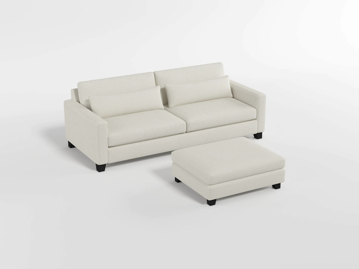Zeke Ivory Sofa from Homelegance - Luna Furniture