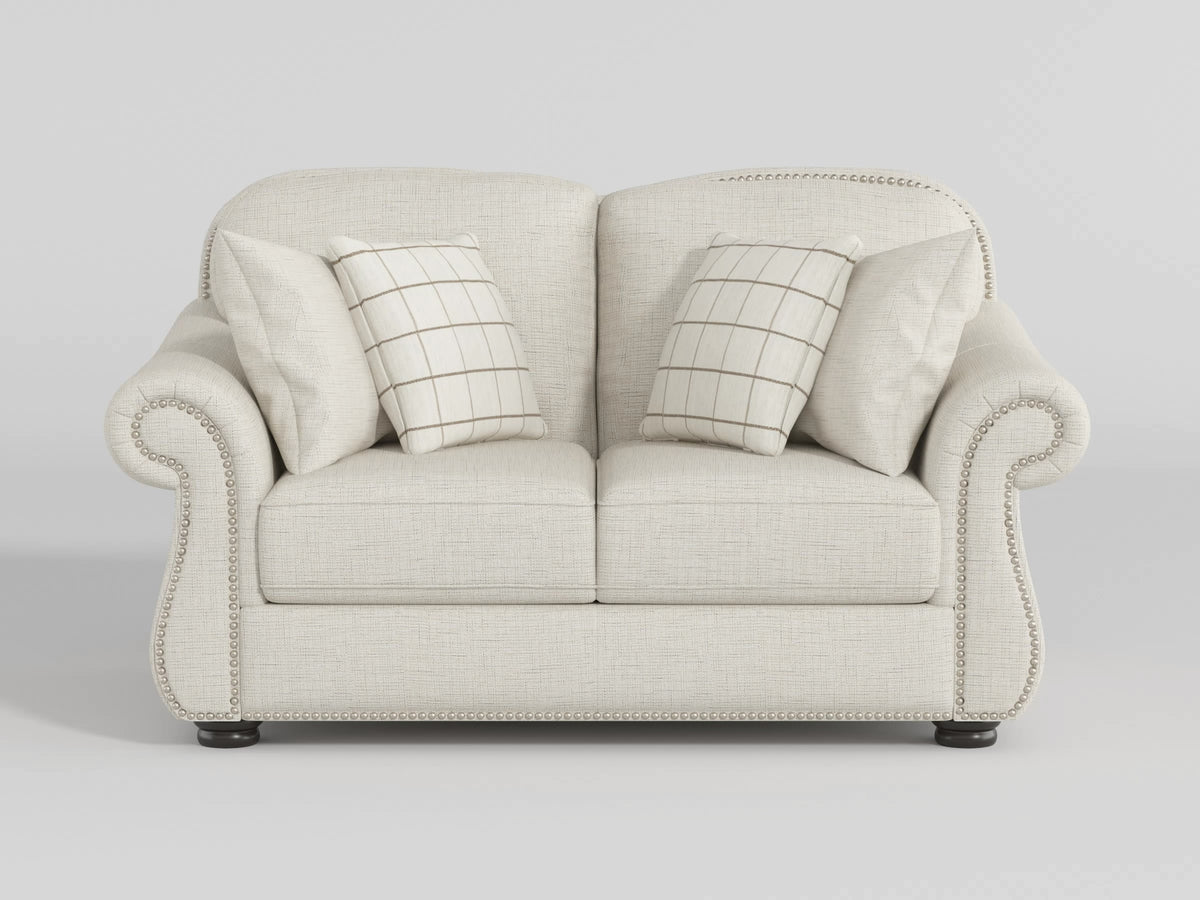 Attleboro Beige Loveseat from Homelegance - Luna Furniture