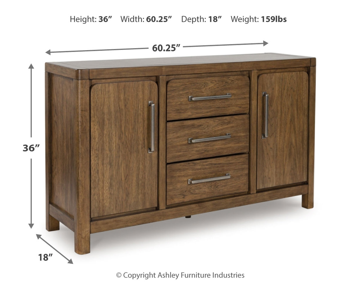 Cabalynn Counter Height Dining Table and 4 Barstools with Storage in Light Brown from Ashley - Luna Furniture