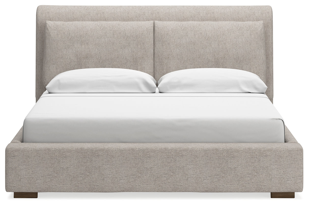 Cabalynn King Upholstered Bed and 2 Nightstands from Ashley - Luna Furniture