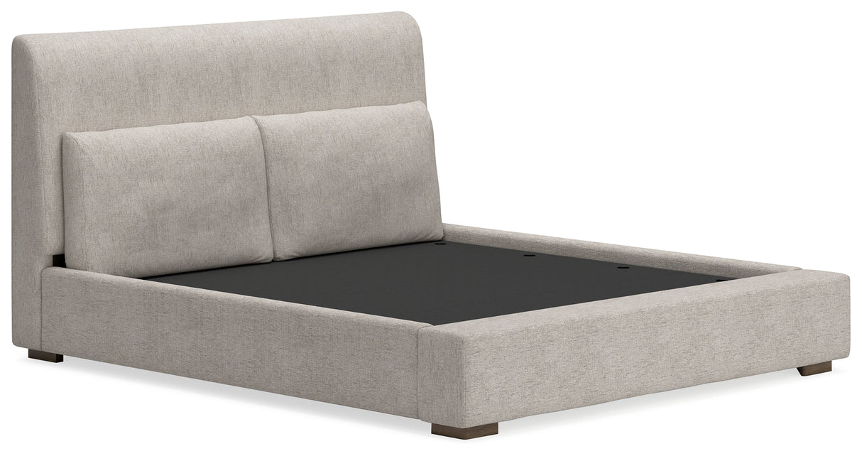 Cabalynn King Upholstered Bed and 2 Nightstands from Ashley - Luna Furniture
