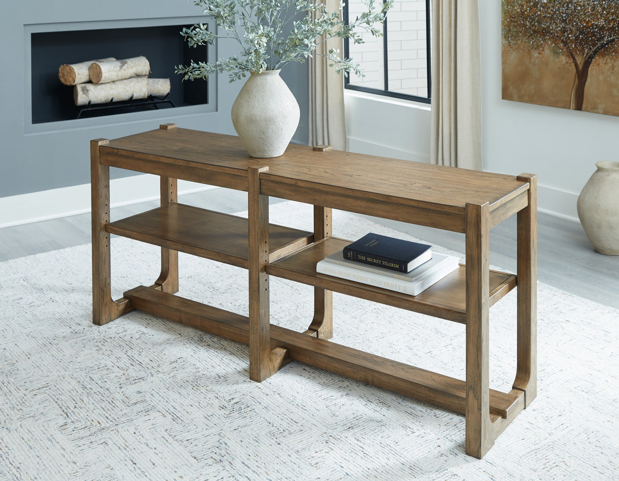 CABALYNN Light Brown Sofa Table from Ashley - Luna Furniture