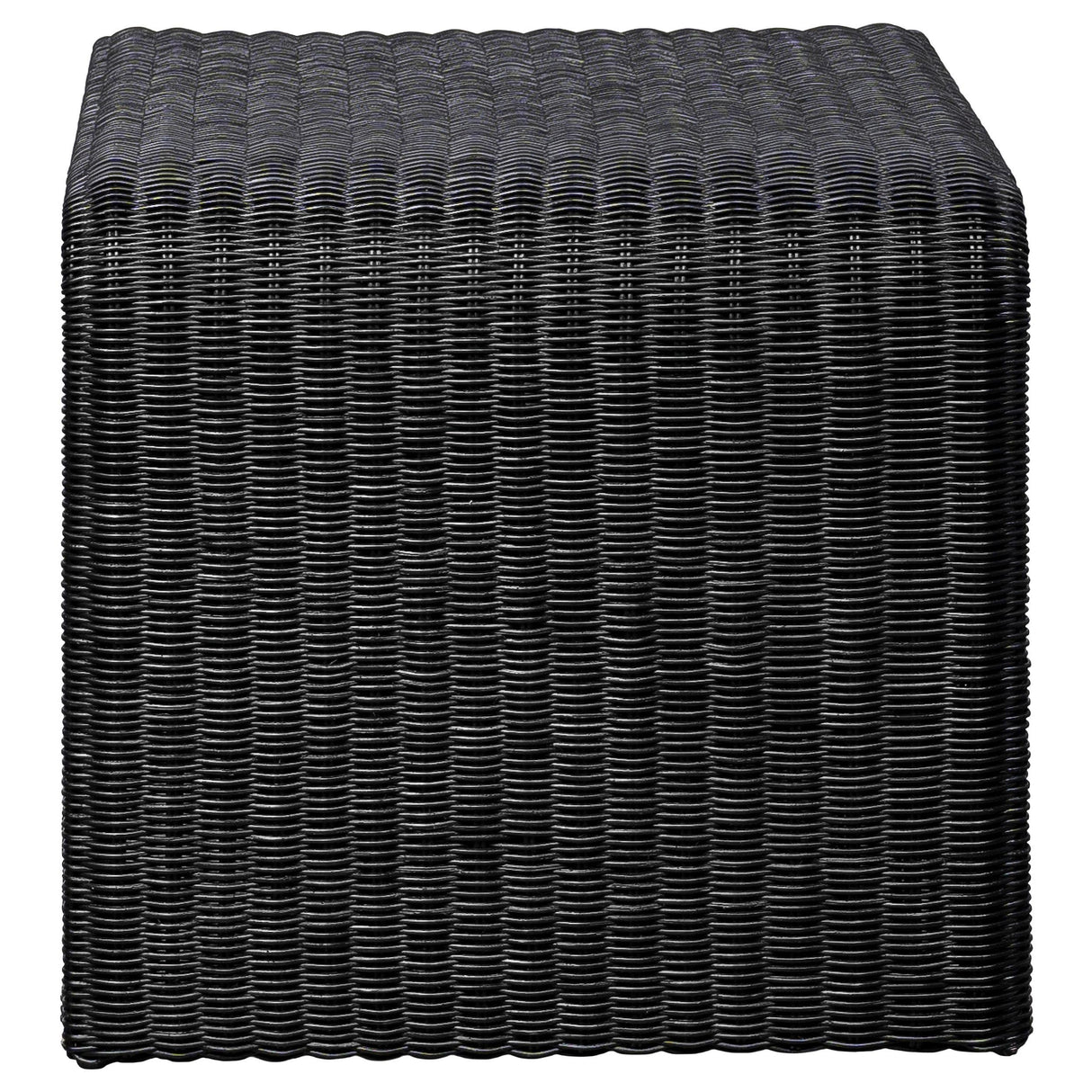 Cahya Black 3-Piece Rattan Coffee and End Table Set from Coaster - Luna Furniture