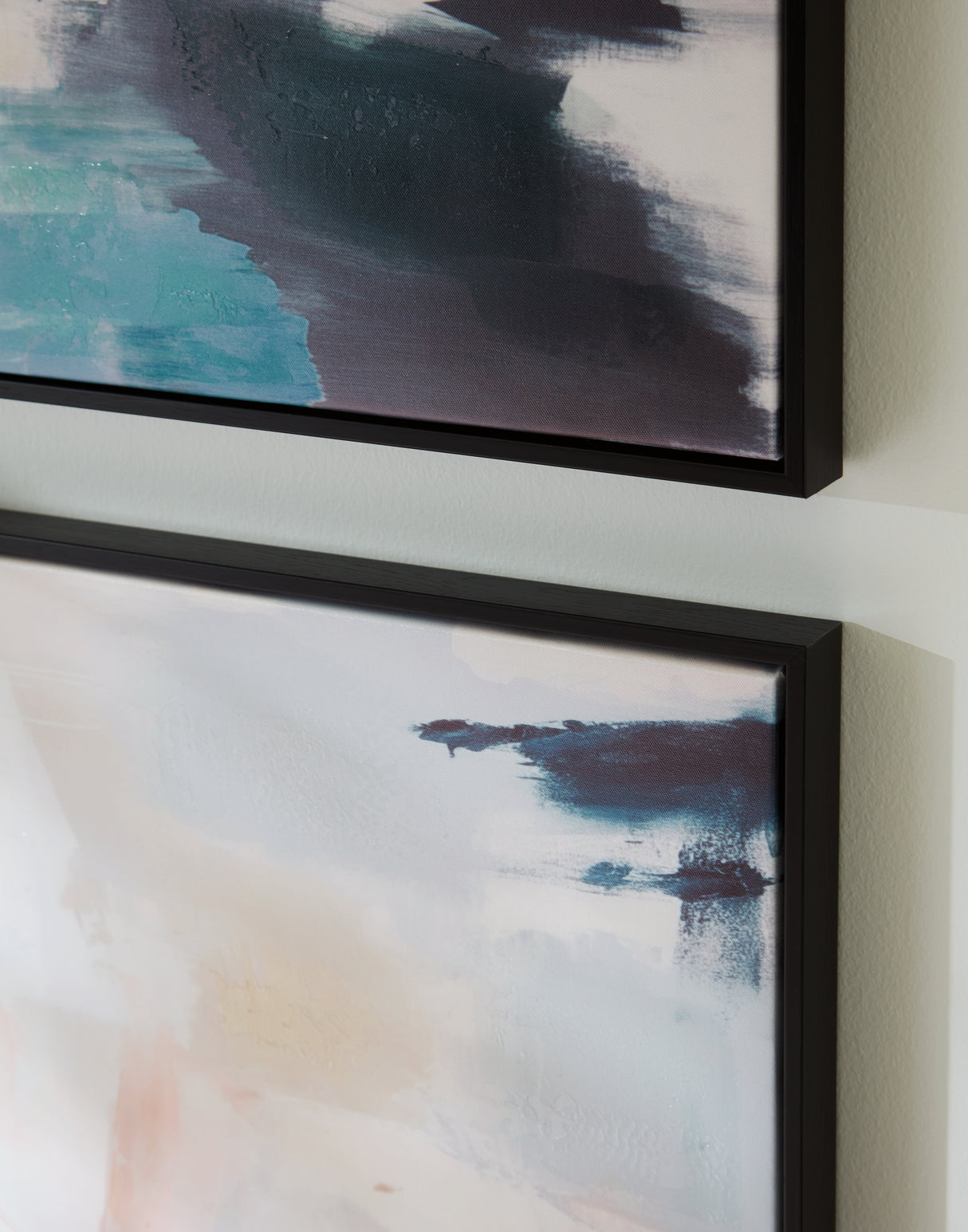 Caldish Blue/White/Pink Wall Art from Ashley - Luna Furniture