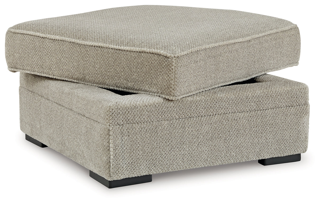 Calnita Chair and Ottoman in Sisal from Ashley Furniture - Luna Furniture
