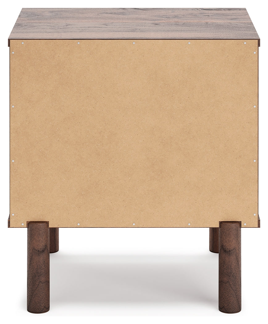 Calverson Mocha Full Panel Headboard with Dresser, Chest and Nightstand from Ashley - Luna Furniture