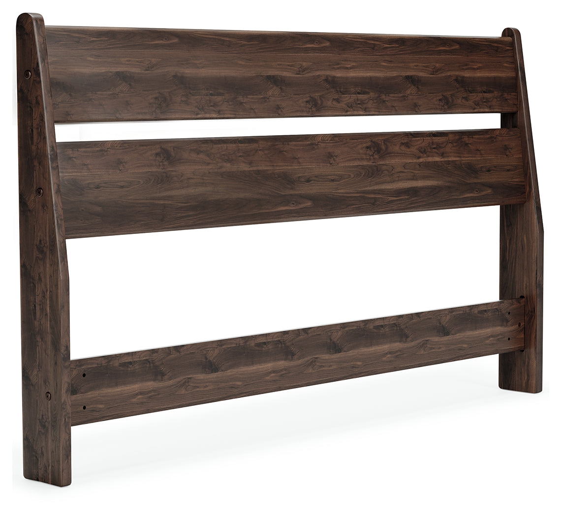 Calverson Mocha Full Panel Headboard with Dresser, Chest and Nightstand from Ashley - Luna Furniture