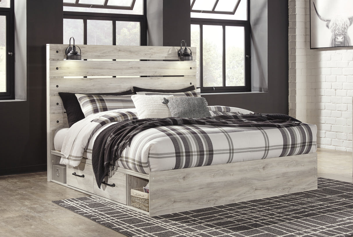 Cambeck King Panel Storage Bed, Dresser and 2 Nightstands from Ashley - Luna Furniture