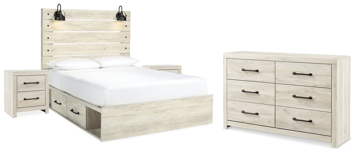 Cambeck Queen Panel Bed with Storage, Dresser and 2 Nightstands from Ashley - Luna Furniture