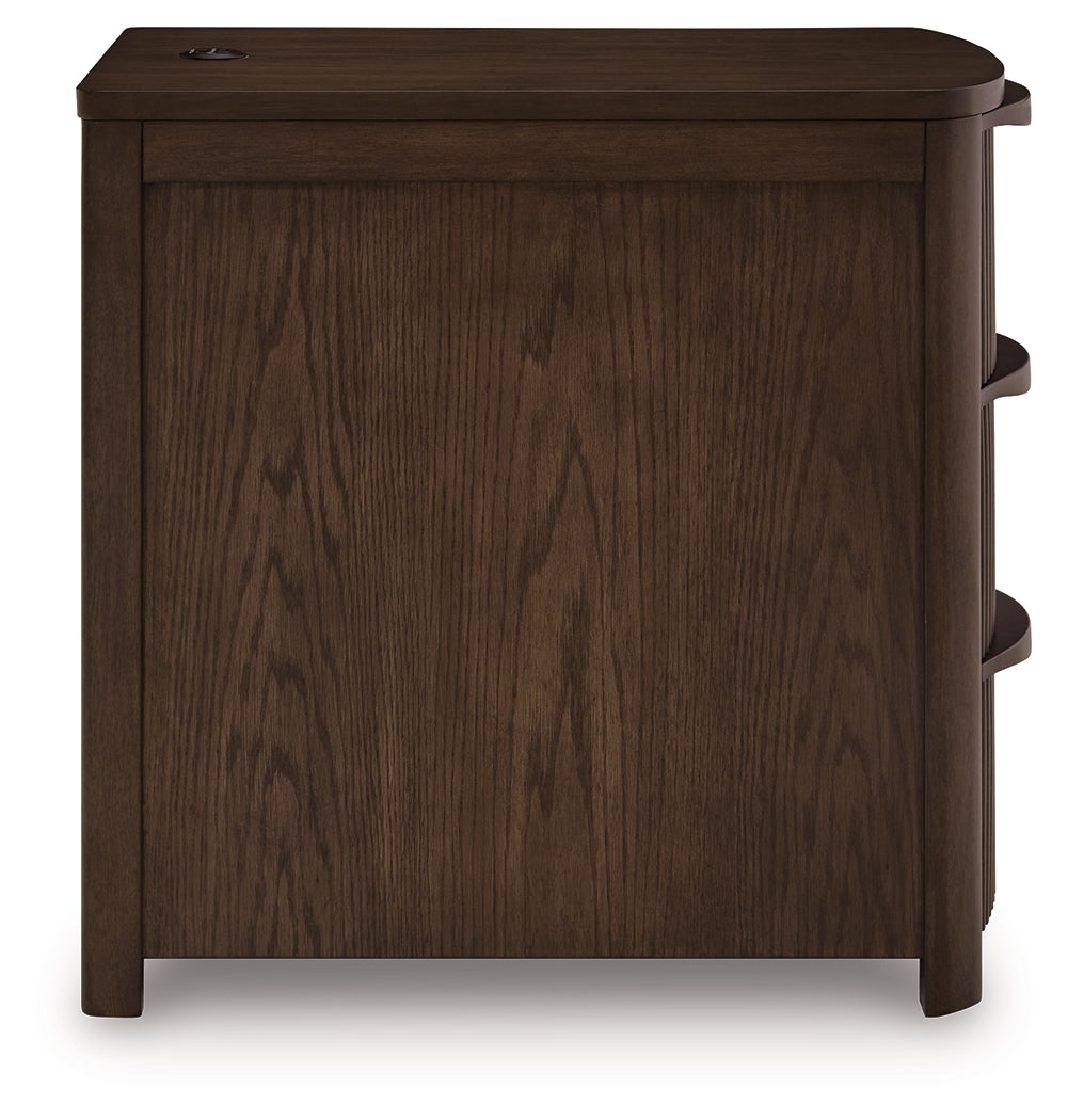 Camdill Dark Brown Chairside End Table from Ashley - Luna Furniture