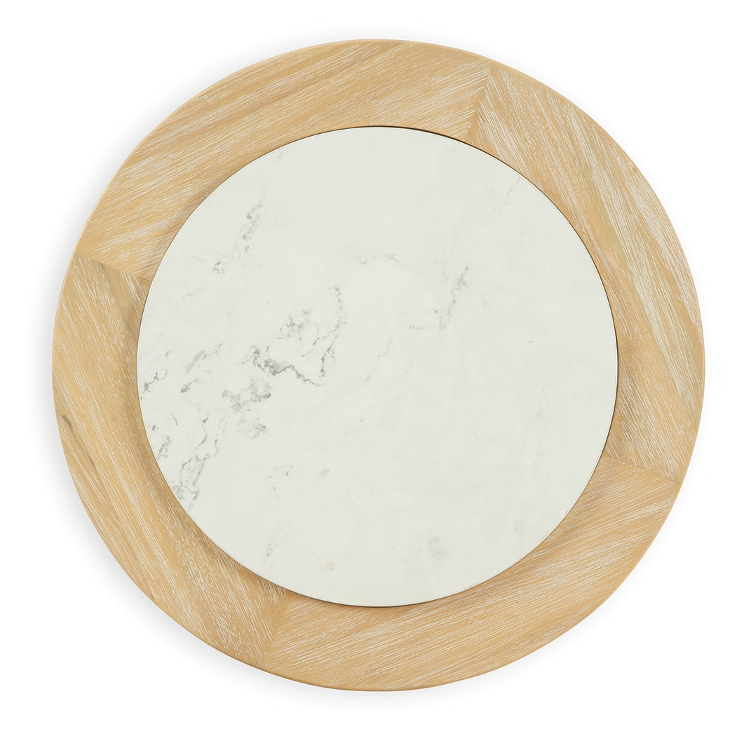 Camdill Light Brown/White End Table from Ashley - Luna Furniture