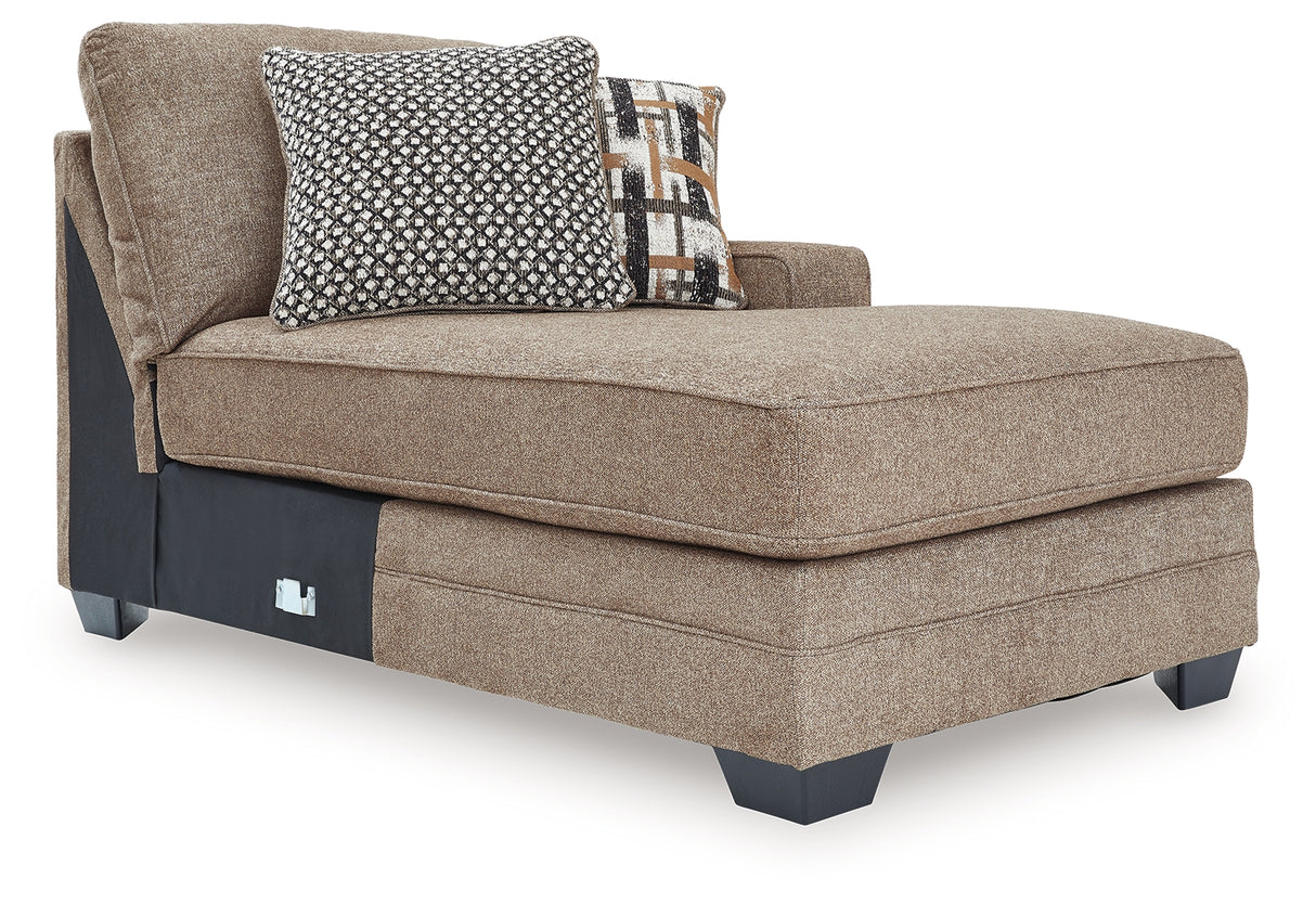 Cannonbrook Nutmeg Right-Arm Facing Corner Chaise from Ashley - Luna Furniture