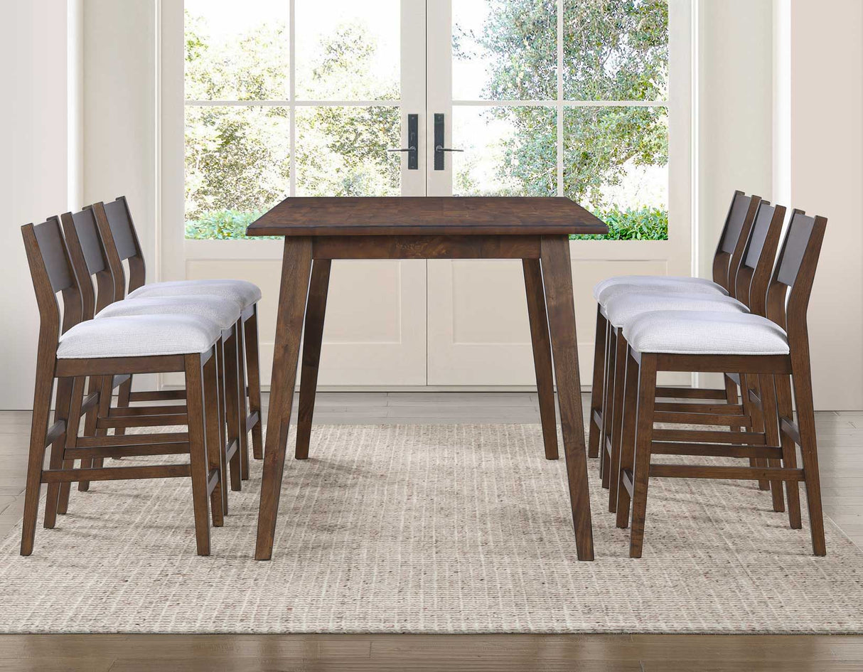 Canton Mocha Counter Height Dining Set from Steve Silver - Luna Furniture