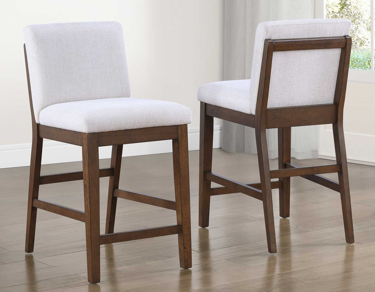 Canton 5-Piece 72″ Counter Dining Set with Upholstered Counter Chairs from Steve Silver - Luna Furniture