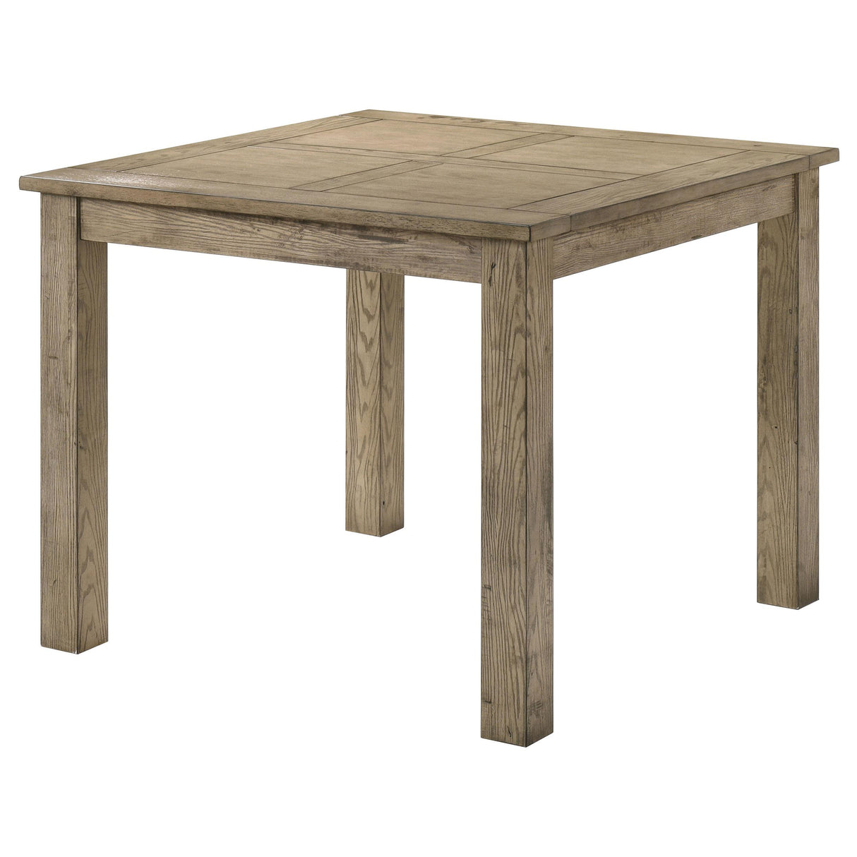 Cardova Vineyard Oak Square Counter Height Dining Table from Coaster - Luna Furniture