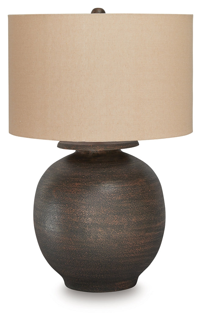 Carlenbury Antique Brown Table Lamp from Ashley - Luna Furniture