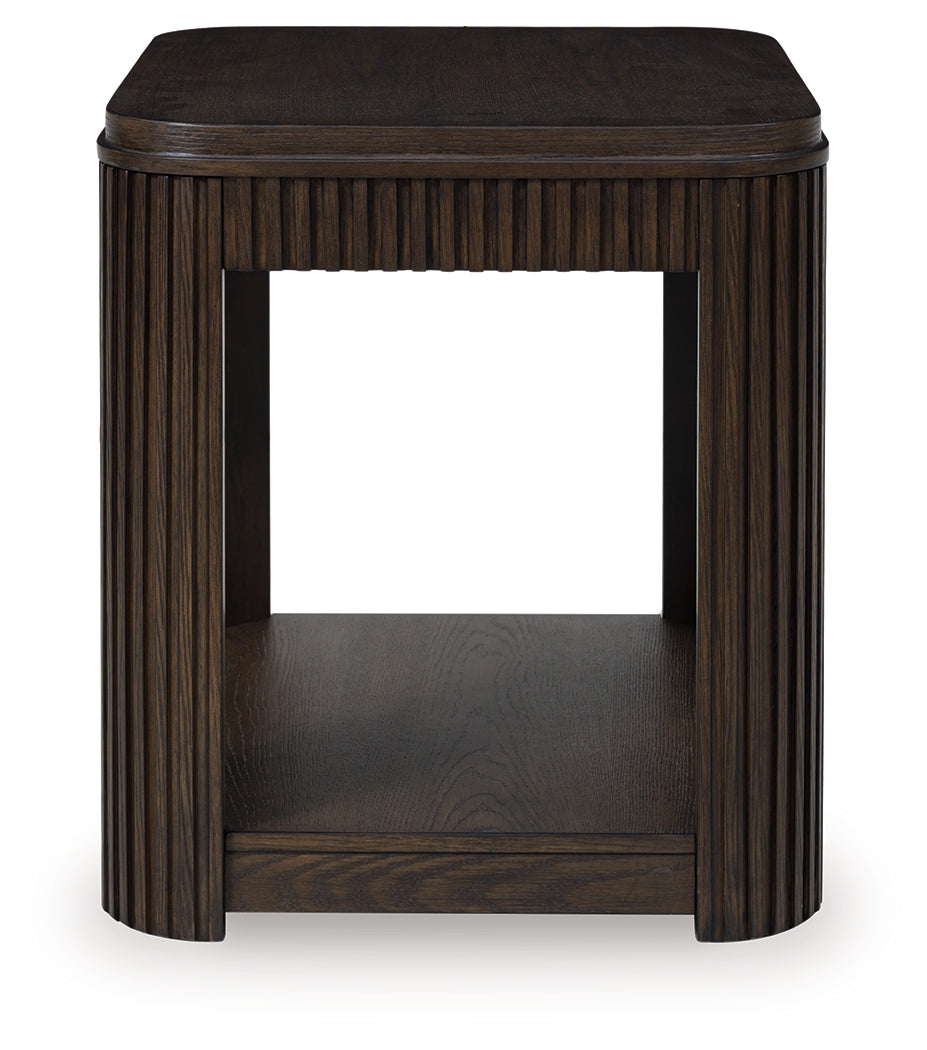 Carlibrie Warm Brown End Table from Ashley - Luna Furniture
