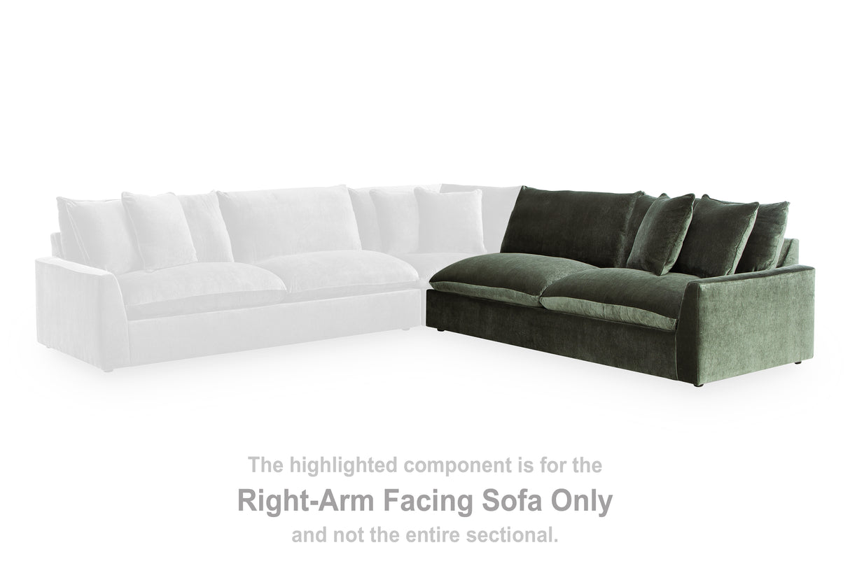Carriage View Jade Right-Arm Facing Sofa from Ashley - Luna Furniture