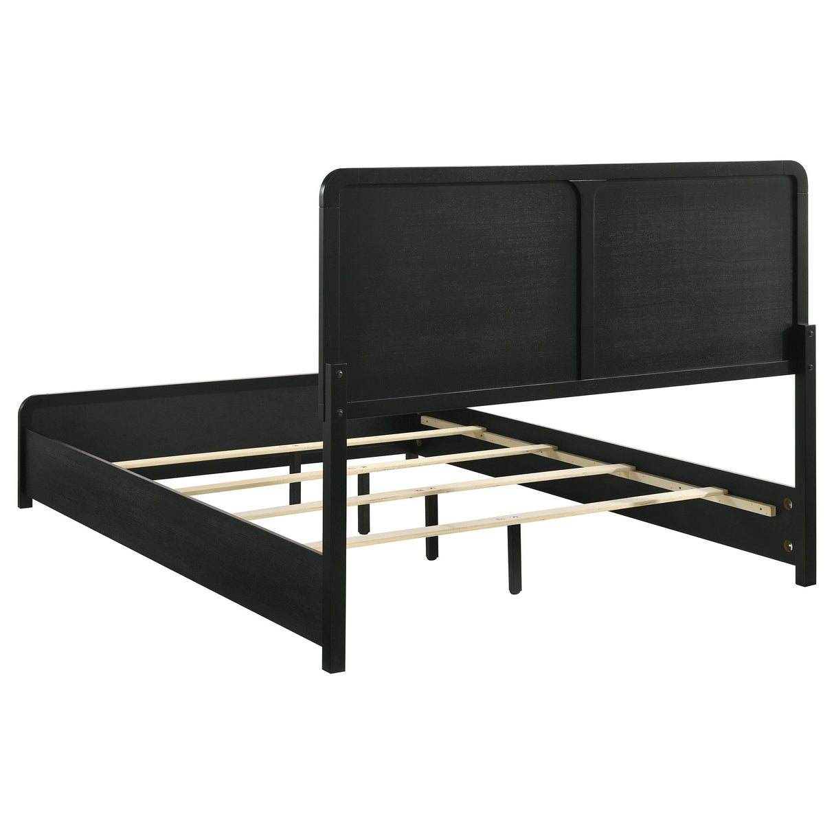 Cavelle Black 4-Piece Eastern King Bedroom Set from Coaster - Luna Furniture